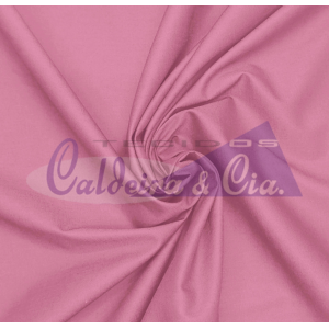 Tecido Tricoline Silky Lisa cor - 2565 (Rose Velho)